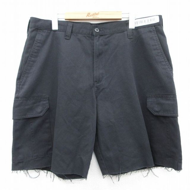 CiNTAS ショートカーゴパンツ ブラック W37 | 古着