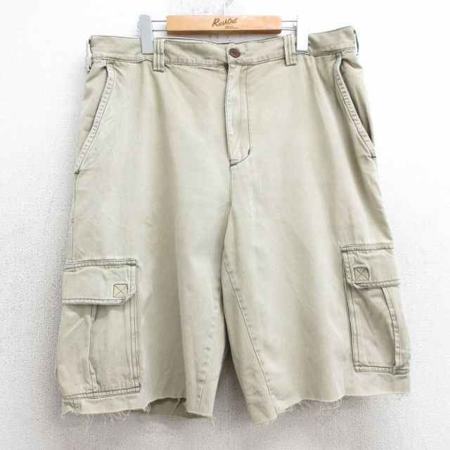 オールドネイビー 00s ショートカーゴパンツ ベージュ W39 | 古着