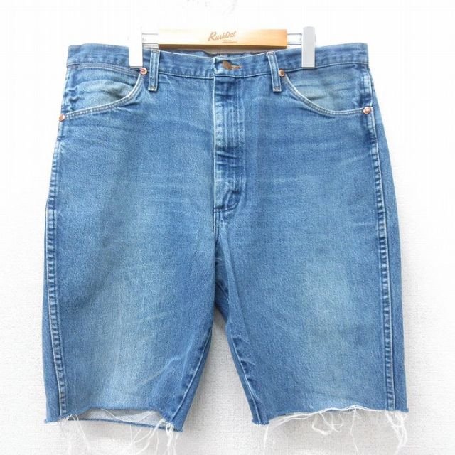 ラングラー ショートパンツ ヒゲ ネイビー W38 | 古着