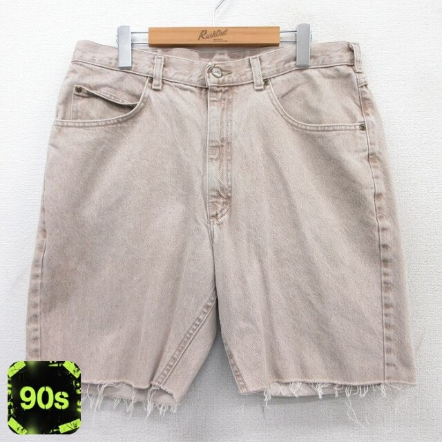 【50%OFF】エルエルビーン 90s ショートパンツ ベージュ W35 | 古着