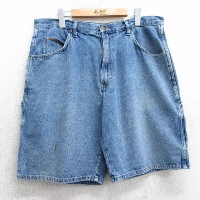 【50%OFF】ビッグスミス ショートペインターパンツ ネイビー W36 | 古着