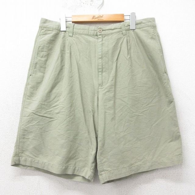 STRUCTURE ショートパンツ グリーン W36 | 古着