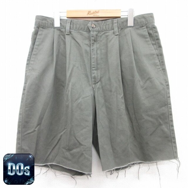 【50%OFF】ドッカーズ 00s ショートチノパンツ グリーン W35 | 古着