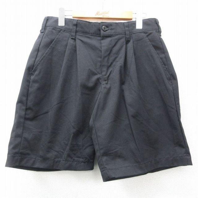 W30古着 レッドキャップ ショート ワーク パンツ ショーツ メンズ 00年代 00s 黒 ブラック 25apr19 中古 ボトムス 短パン ショーパン
