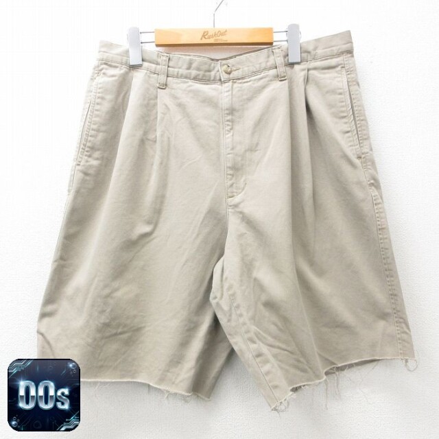 【50%OFF】エディーバウアー 00s ショートチノパンツ ベージュ W36 | 古着