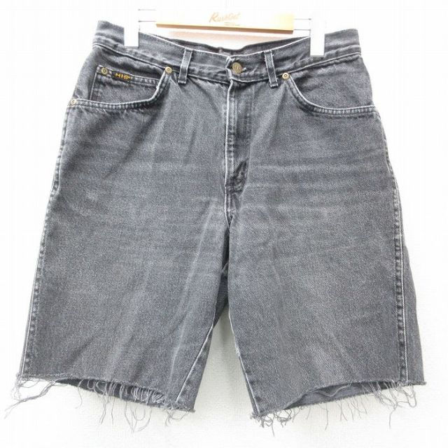 【50%OFF】HIS 90s ショートパンツ ヒゲ ブラック W32 | 古着