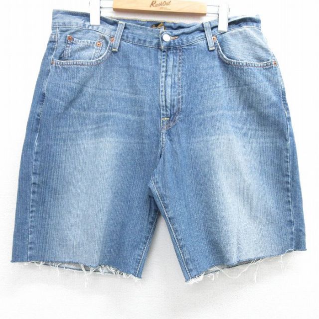 ラッキーブランド ショートパンツ ネイビー W37 | 古着