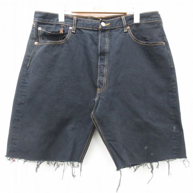 【50%OFF】リーバイス501 ショートパンツ ブラック W38 | 古着