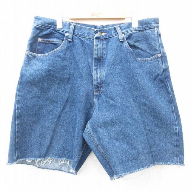 【50%OFF】ラングラー ショートパンツ ネイビー W35 | 古着