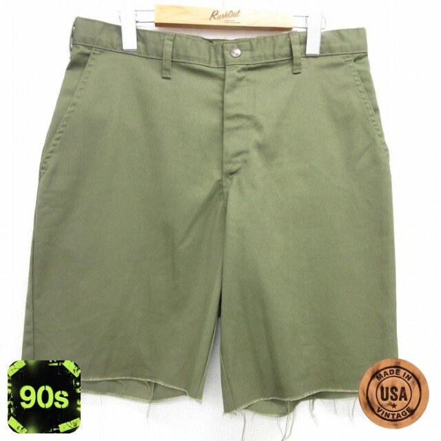 【50%OFF】ボーイスカウト 90s ショートパンツ グリーン W33 | 古着