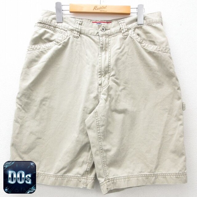 【50%OFF】オールドネイビー 00s ショートペインターパンツ ベージュ W33 | 古着