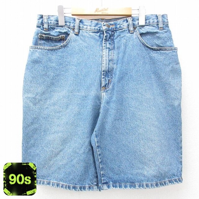 実寸W36 90s ショートパンツ ネイビー | 古着