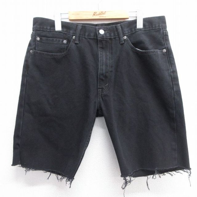 リーバイス505 ショートパンツ ブラック W37 | 古着