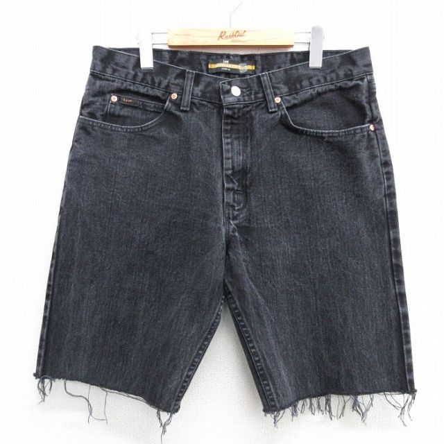 【50%OFF】リー Lee W37 ショートパンツ ブラック | 古着