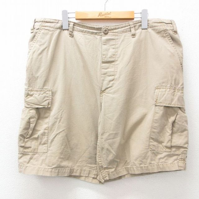 ショート ミリタリー カーゴ パンツ リップストップ ベージュ W39 | 古着