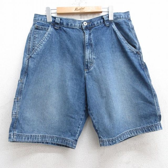 Wrangler ショートペインターパンツ ネイビー W36 | 古着