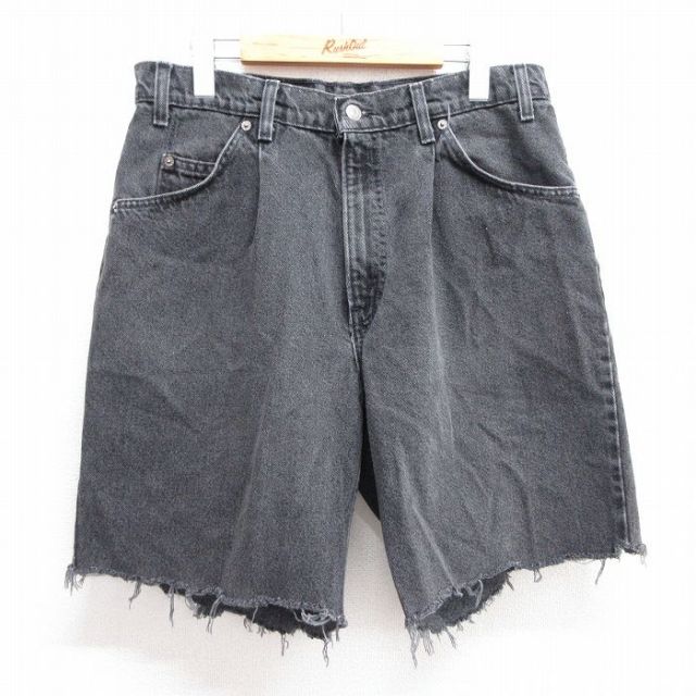 【50%OFF】リーバイス580 90s ショートパンツ ブラック W33 | 古着