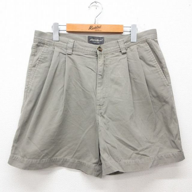 エディーバウアー ショートパンツ グリーン W35 | 古着