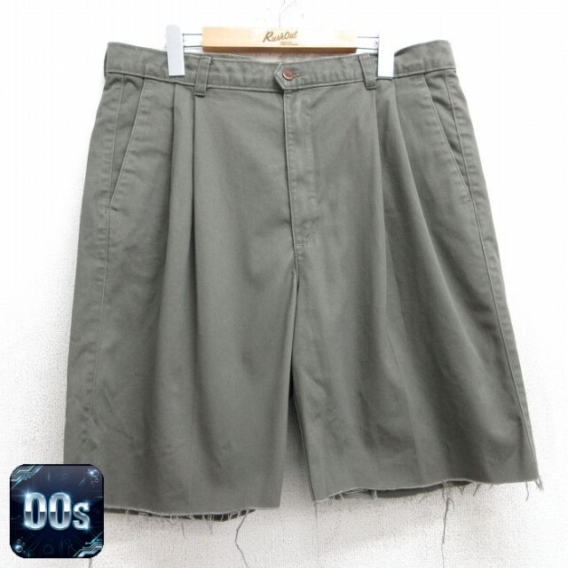 【50%OFF】ドッカーズ 00s ショートチノパンツ グリーン W36 | 古着