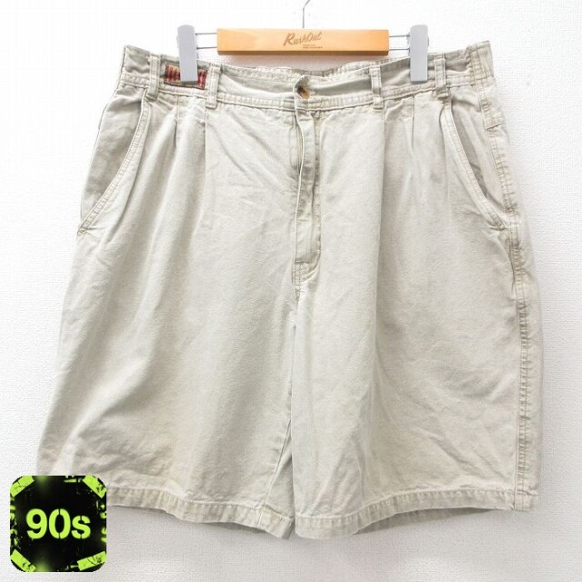 ビューグルボーイ 90s ショートパンツ ダック地 ベージュ W35 | 古着