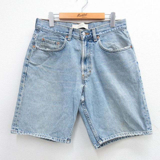 【50%OFF】ギャップ 00s ショートパンツ ネイビーデニム W32 | 古着