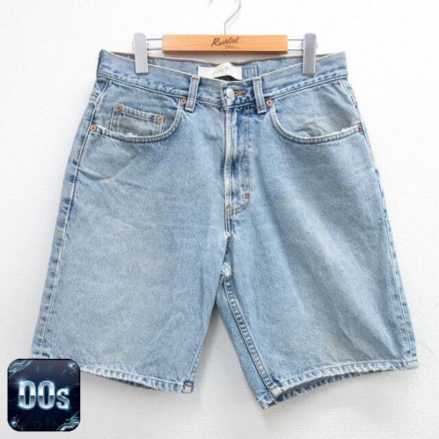 【50%OFF】ギャップ 00s ショートパンツ ネイビーデニム W32 | 古着