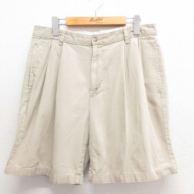 W33 ショートチノパンツ ベージュ | 古着