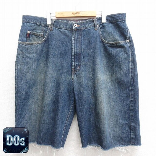 【50%OFF】ゲス 00s ショートパンツ ネイビー W39 | 古着