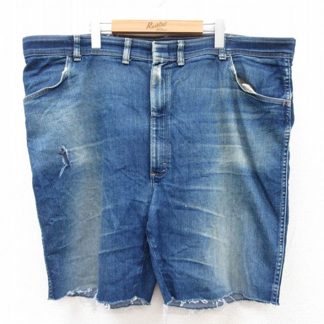 【50%OFF】ラングラー 90s ショートパンツ ヒゲ ネイビー W48 | 古着