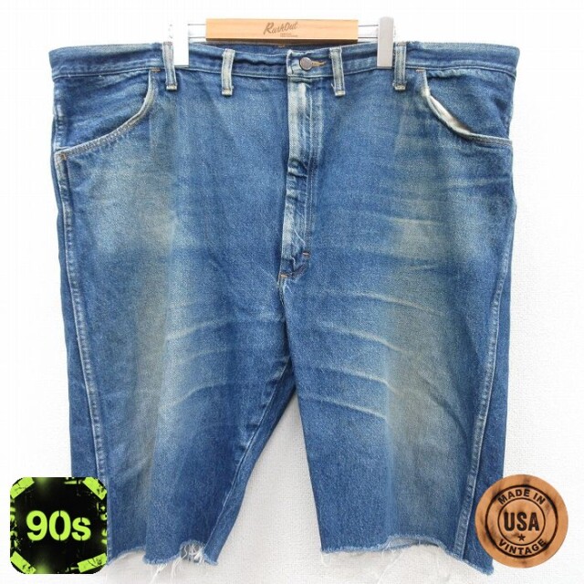 90s ショートパンツ ヒゲ ネイビー W48 | 古着
