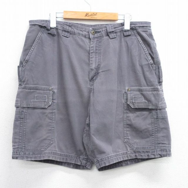 【50%OFF】DULUTH TRADING ショートカーゴパンツ ダック地 グレー W35 | 古着