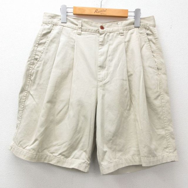 80s ショートパンツ ベージュ W32 | 古着