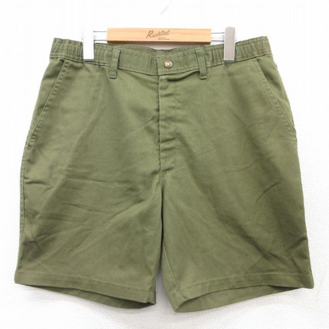 90s ショートパンツ グリーン W34 | 古着