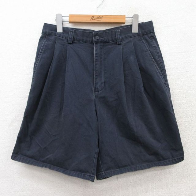 【50%OFF】W31★古着 ギャップ GAP ショート パンツ ショーツ メンズ 00年代 00s コットン 紺 ネイビー 【spe】 25jul05 中古 ボトムス 短パン ショーパン ハーフ