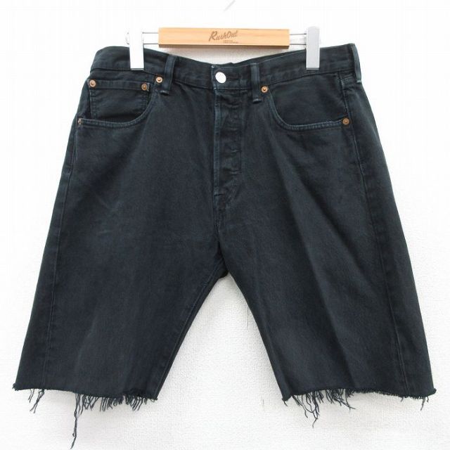 リーバイス501 ショートパンツ ブラック W32 | 古着