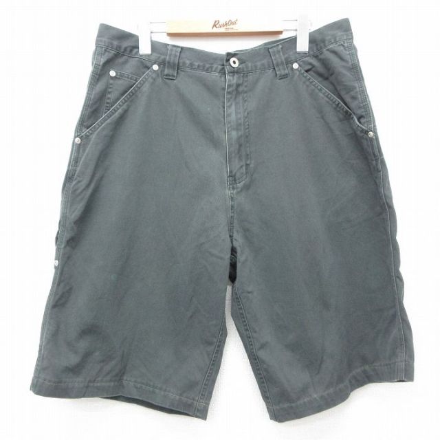 アリゾナジーンズ ショートペインターパンツ グリーン W36 | 古着