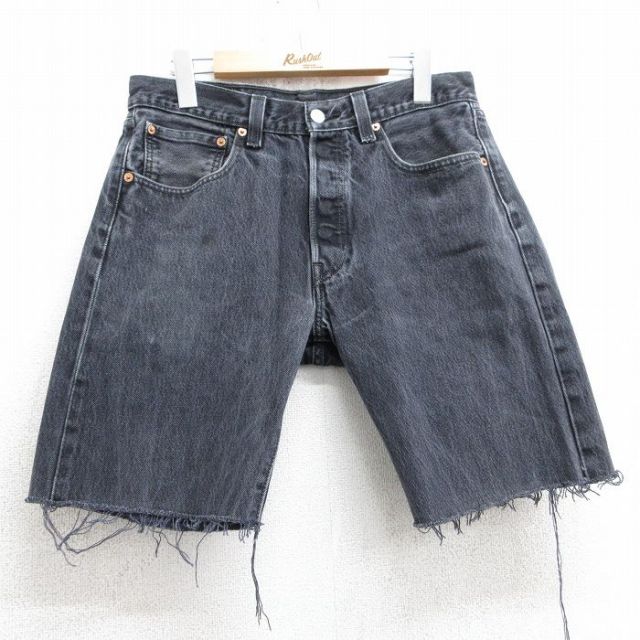 リーバイス501 ショートパンツ ブラック W32 | 古着