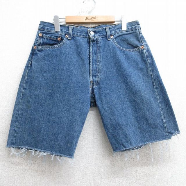 リーバイス501 ショートパンツ ネイビー W33 | 古着