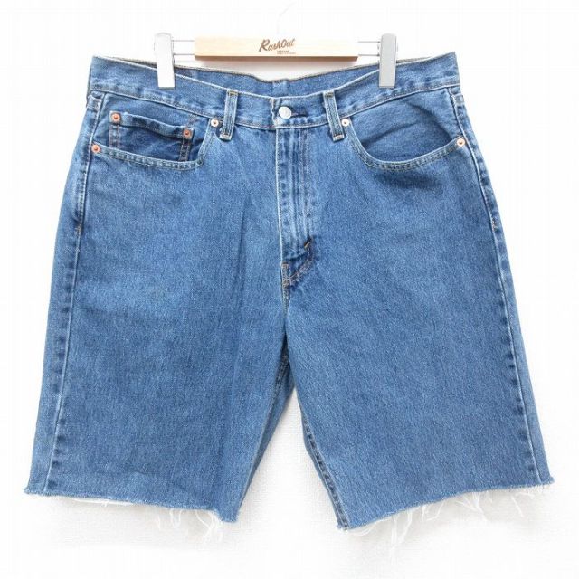 【50%OFF】リーバイス550 ショートパンツ ネイビー W36 | 古着