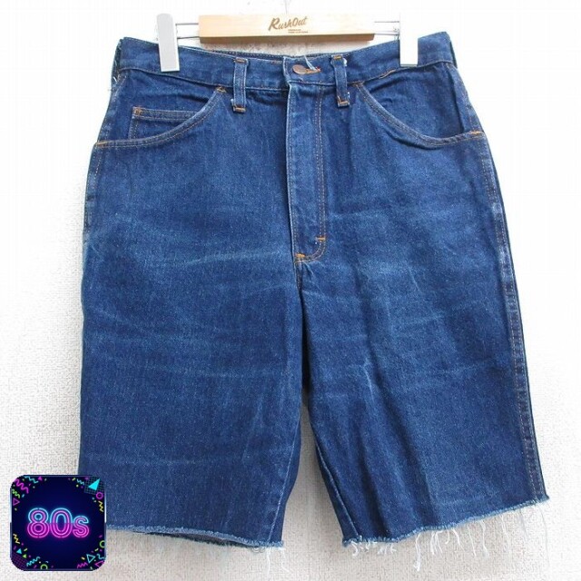 【50%OFF】80s ショートパンツ ヒゲ ネイビー W32 | 古着