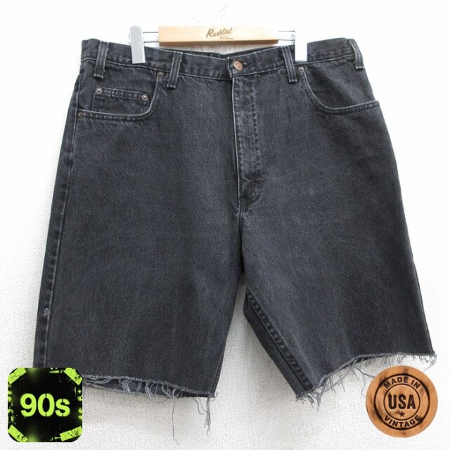 【50%OFF】アリゾナジーンズ 90s ショートパンツ ブラック W38 | 古着