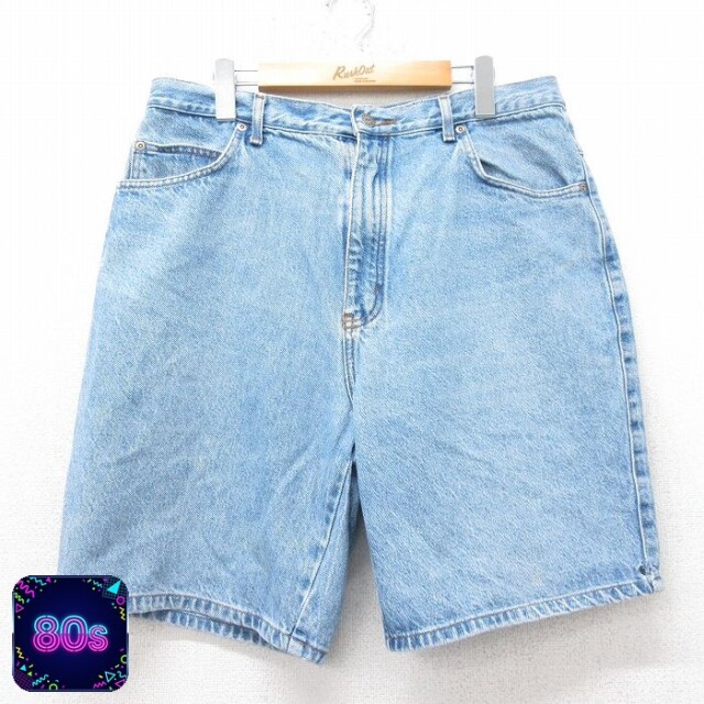 【50%OFF】80s ショートパンツ ヒゲ ネイビー W36 | 古着