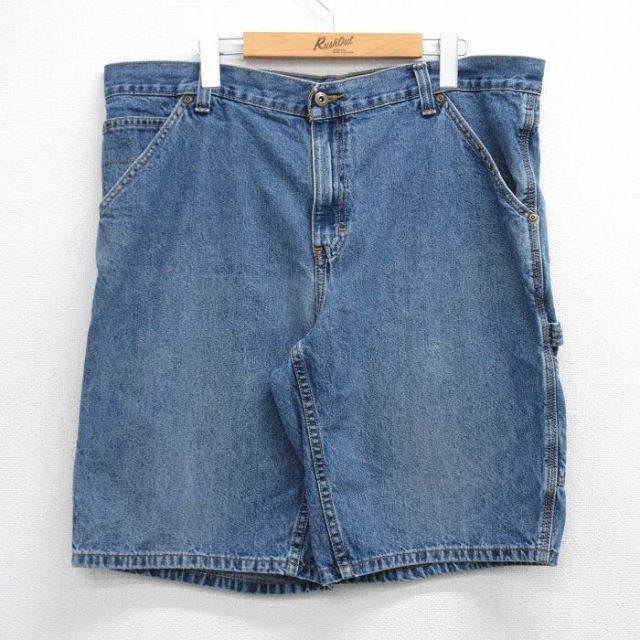 FADED GLORY ショートペインターパンツ ネイビー W40 | 古着