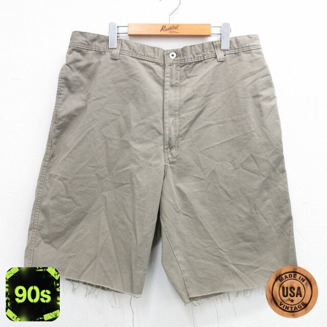 【50%OFF】カルバンクライン 90s ショートパンツ カーキ W38 | 古着