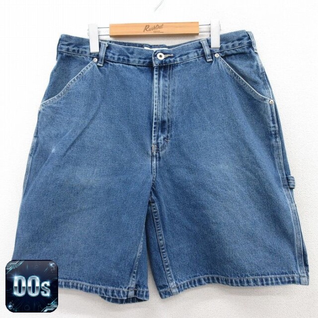 【50%OFF】ショートペインターパンツ ネイビー W36 | 古着