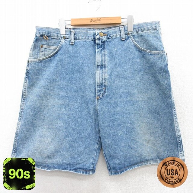 ラングラー 90s ショートパンツ ヒゲ ネイビー W39 | 古着