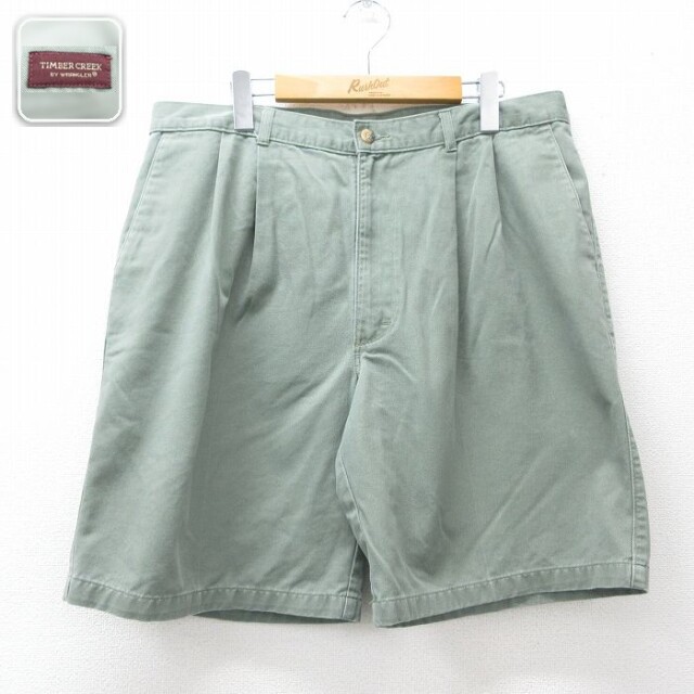 【20%OFF】ラングラー ショートパンツ グリーン メンズW36相当 | 古着