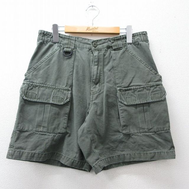 FADED GLORY ショートパンツ グリーン 実寸W32 | 古着