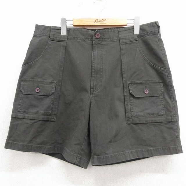 エルエルビーン 00s ショートパンツ グリーン 実寸W38 | 古着