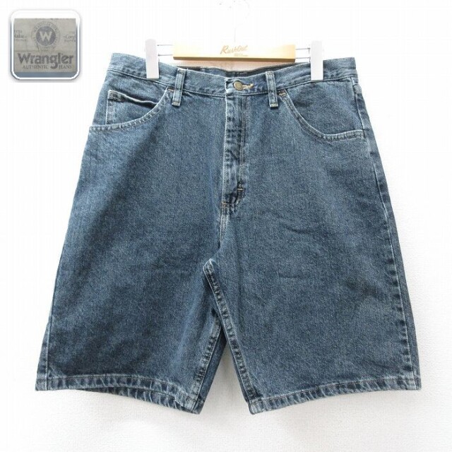 【20%OFF】ラングラー ショートパンツ ネイビー 実寸W32 | 古着